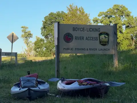 Adventure awaits at the Boyce-Licking River access.